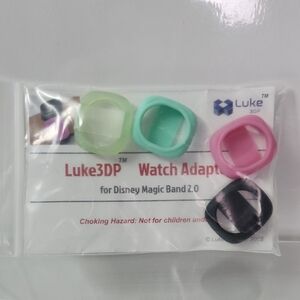 Watch Adapter Set - Pink, Green, Black
